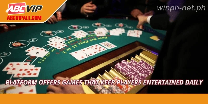 Platform offers games that keep players entertained daily
