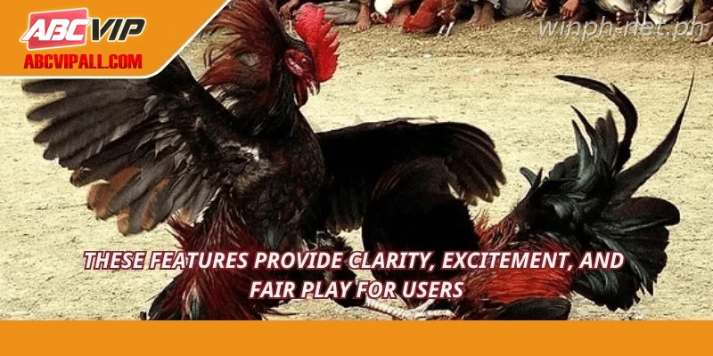 These features provide clarity, excitement, and fair play for users