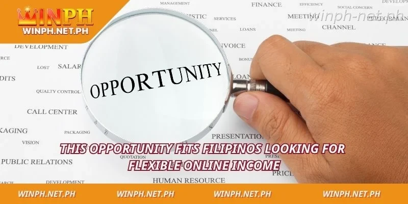 This opportunity fits Filipinos looking for flexible online income