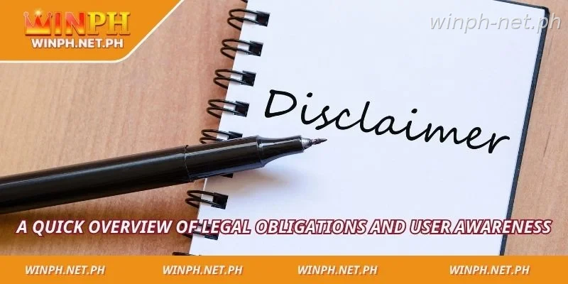 A quick overview of legal obligations and user awareness