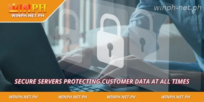 Secure servers protecting customer data at all times