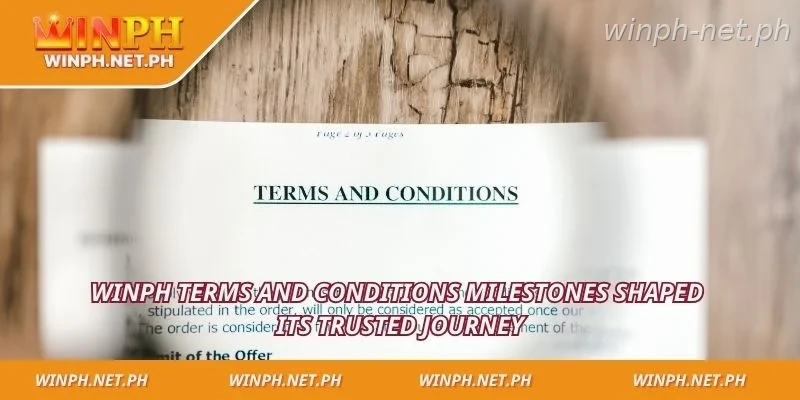 WINPH terms and conditions milestones shaped its trusted journey