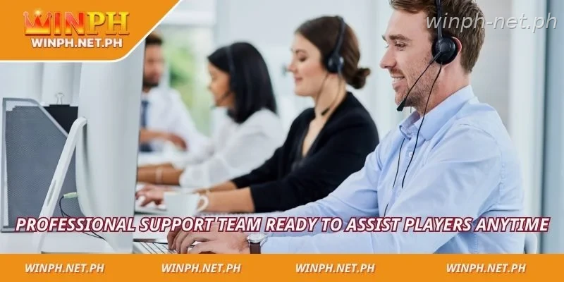 Professional support team ready to assist players anytime