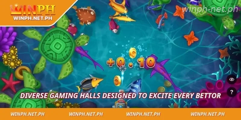 Diverse gaming halls designed to excite every bettor