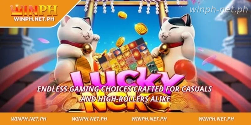 Endless gaming choices crafted for casuals and high-rollers alike